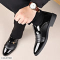 MEN SHINNING BLACK SLIP ON  FORMAL SHOES