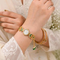 Boho Statement Jewelry Watch - Women Vintage Gold Plated Tassel Bracelet | Ethnic Party Style | Stylish Accessory